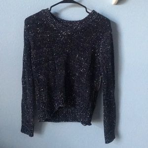 navy sweater